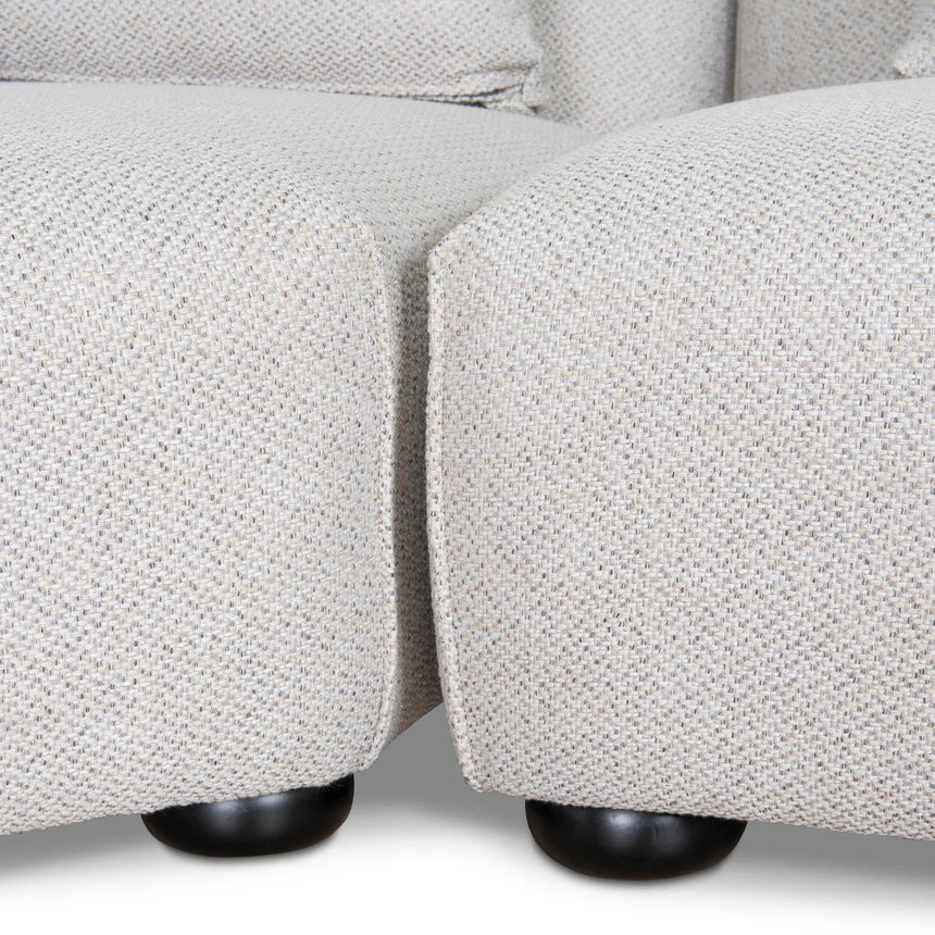 Deep Comfort Left-Hand Chaise 3-Seater Sofa - Grey