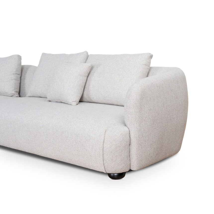 Deep Comfort Left-Hand Chaise 3-Seater Sofa - Grey