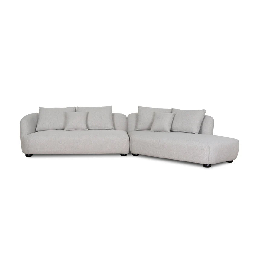 Deep Comfort Right-Hand Chaise 3-Seater Sofa - Grey