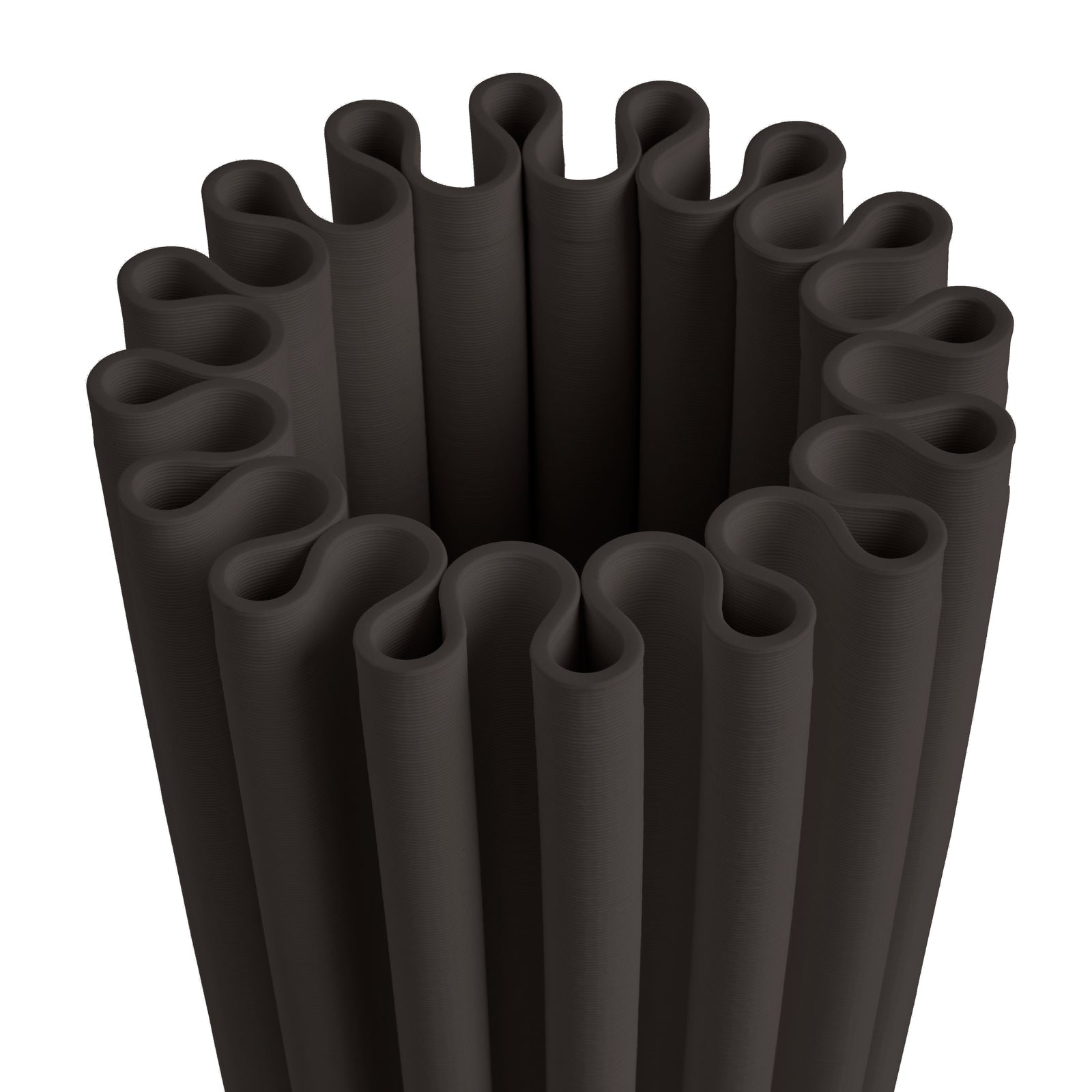 Delilah Crafted Black Vase - 47cms