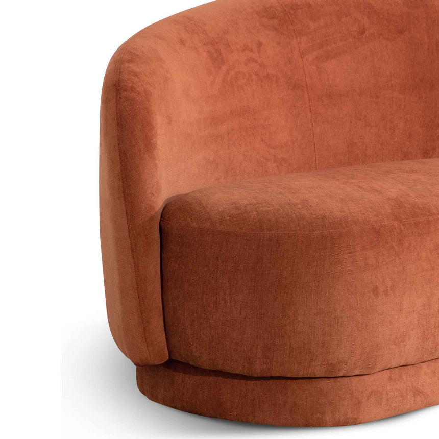 Design District 4-Seater Sofa-Rust