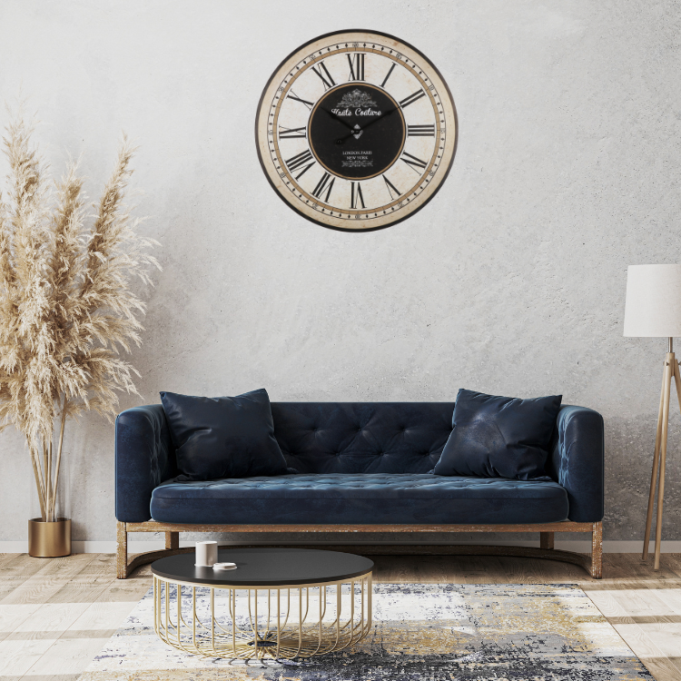 Designer Elegance Couture Wall Clock 60cms