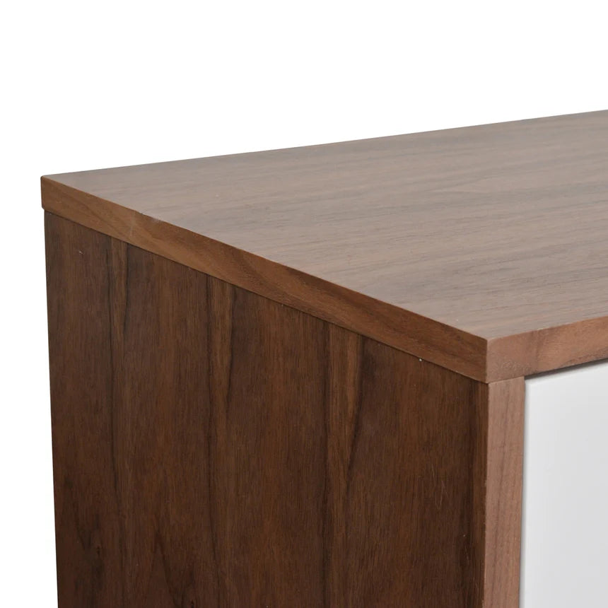 Designer Wooden Beside Table - Walnut