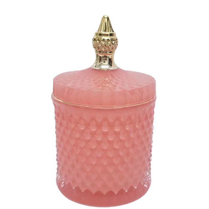 Diamond Designed Regina Gold Vintage Jar - Large- Available in 3 Colors