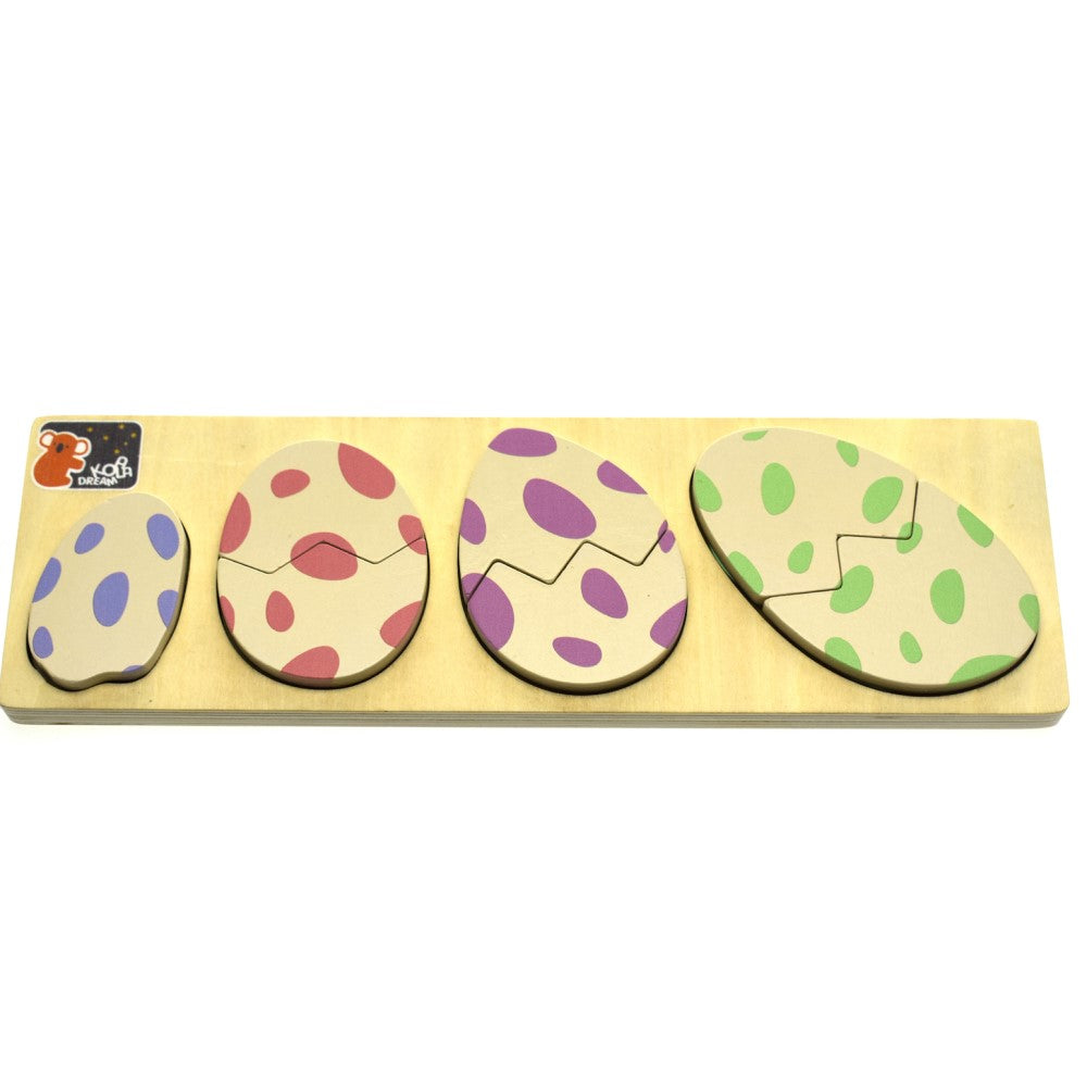 Dino Egg Facts 2 Layers Puzzle Board Game