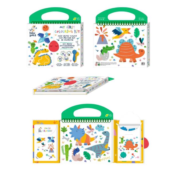 Dino Friends My First Coloring Kit