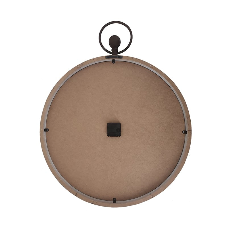 Distressed 'Antiquite' Glass - Front Wall Clock- 76cms