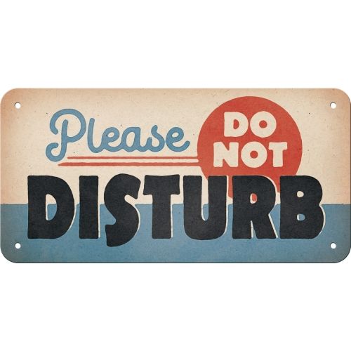 Do Not Disturb - Nostalgic-Art Hanging Sign - 10 x 20cm