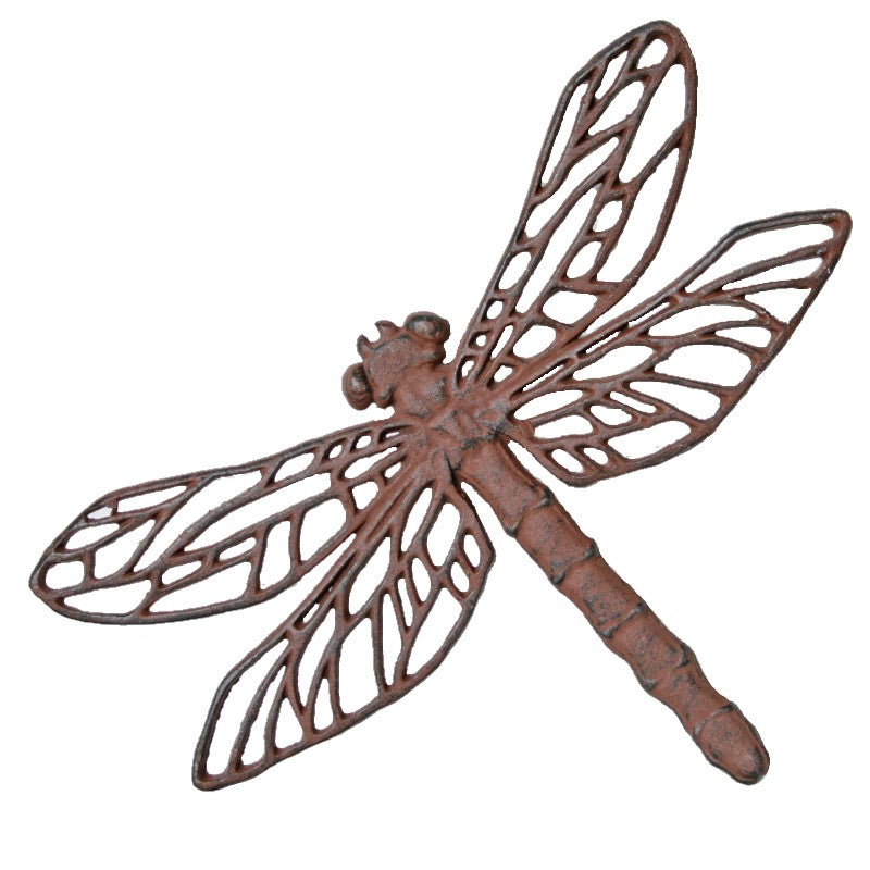 Dragonfly Cast Iron Wall Sculpture