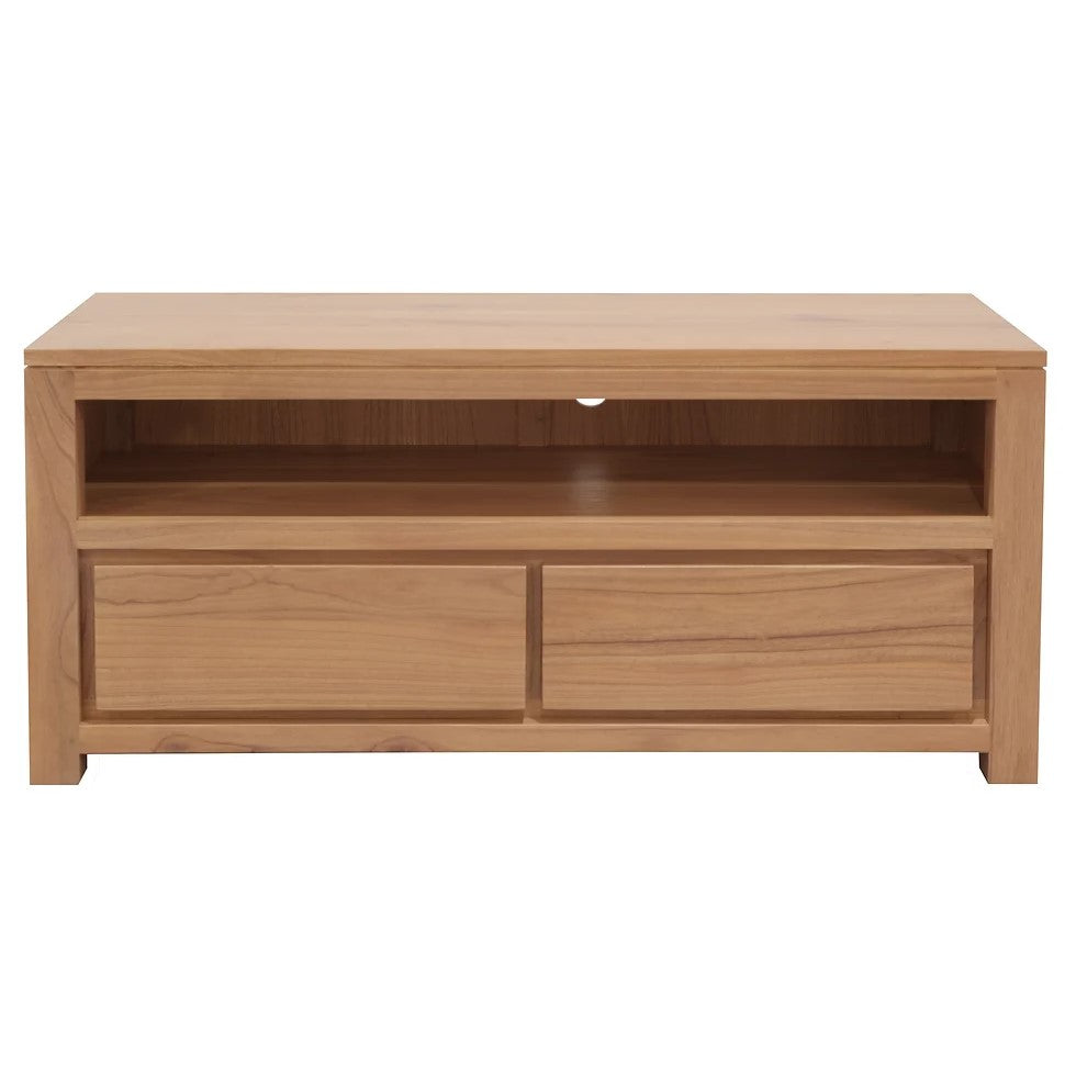 Durable Beauty Solid Mindi Timber Entertainment Unit - Natural