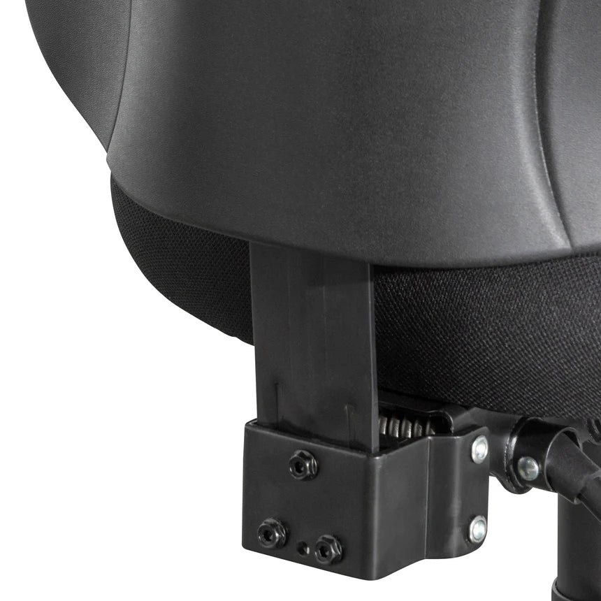 Durable High Back Fabric Office Chair - Black