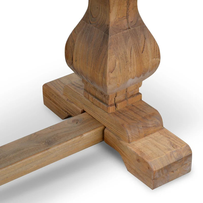 Durable Reclaimed Elm Wood Bench 200cms- Natural