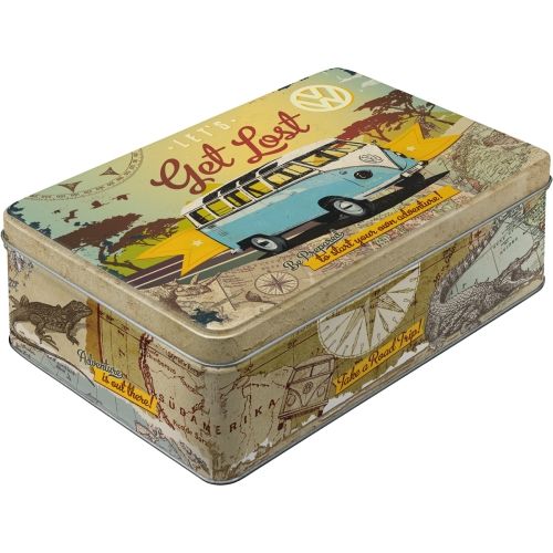 Durable VW Get Lost Tin Storage Box