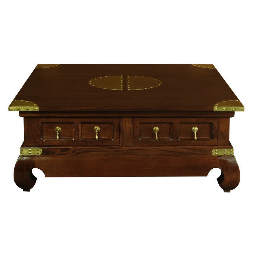 Dynasty Heritage Wooden 4-Drawer Table