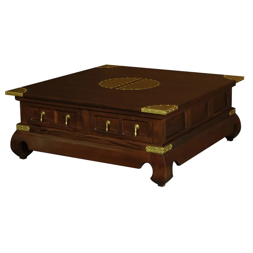 Dynasty Heritage Wooden 4-Drawer Table