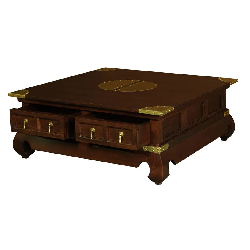 Dynasty Heritage Wooden 4-Drawer Table