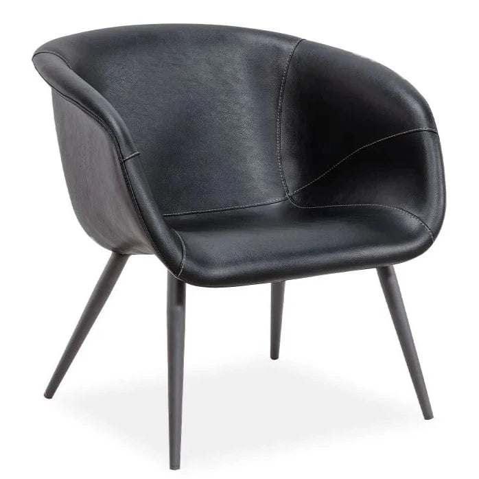 Ebony Essence Single Seater Leather Sofa (Available in 2 Colors)