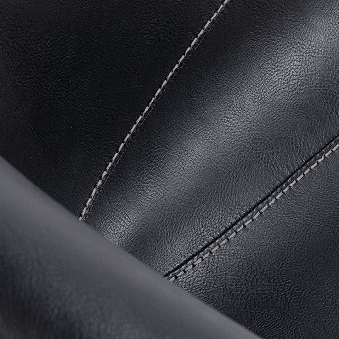 Ebony Essence Single Seater Leather Sofa (Available in 2 Colors)