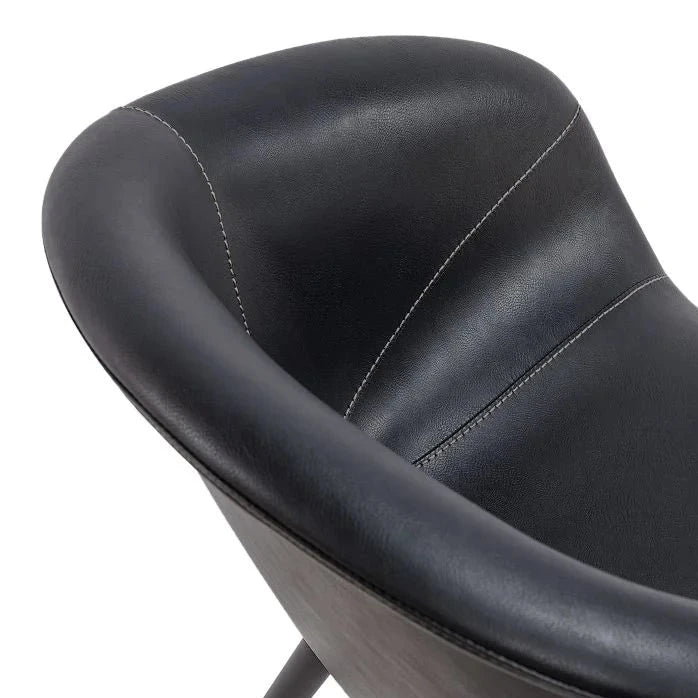 Ebony Essence Single Seater Leather Sofa (Available in 2 Colors)