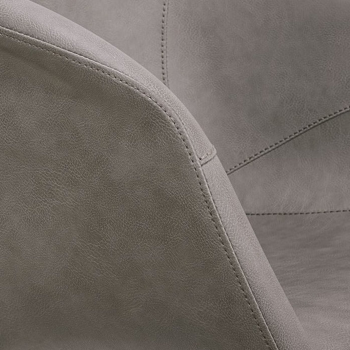 Ebony Essence Single Seater Leather Sofa (Available in 2 Colors)