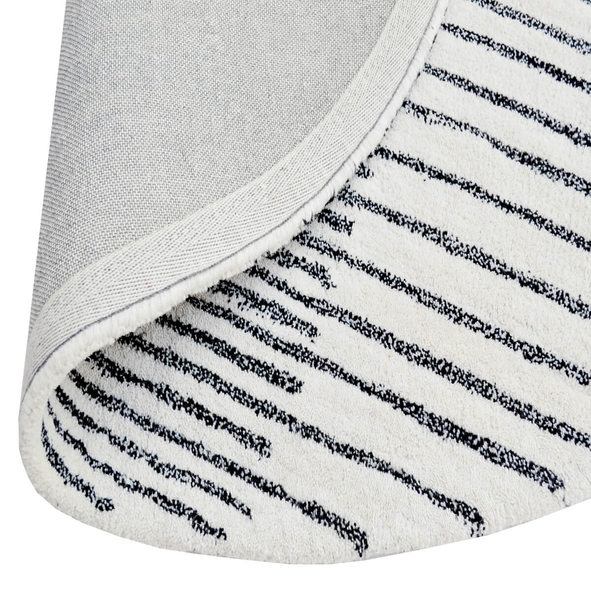 Eclipse Inspired Handmade Woolen Rug - Round