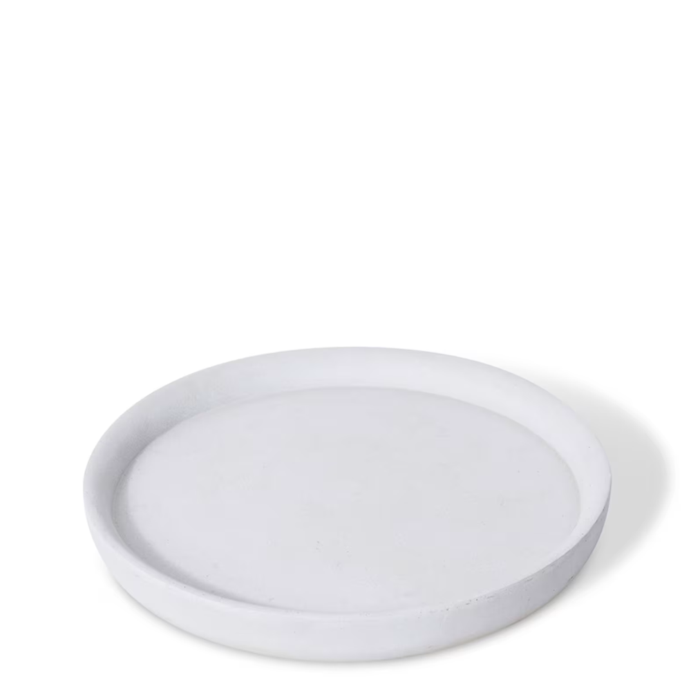 Eco-Friendly Clay Plant Saucers - Beige