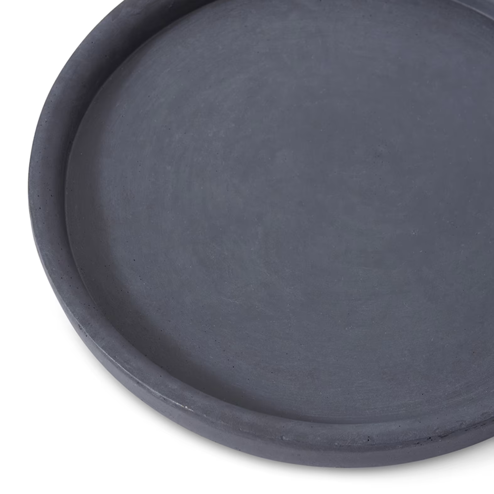 Eco-Friendly Clay Plant Saucers - Black
