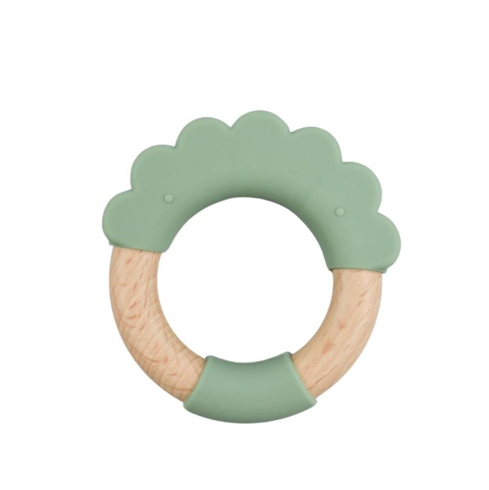 Eco-Friendly Cloud Silicone Baby Teether - Green
