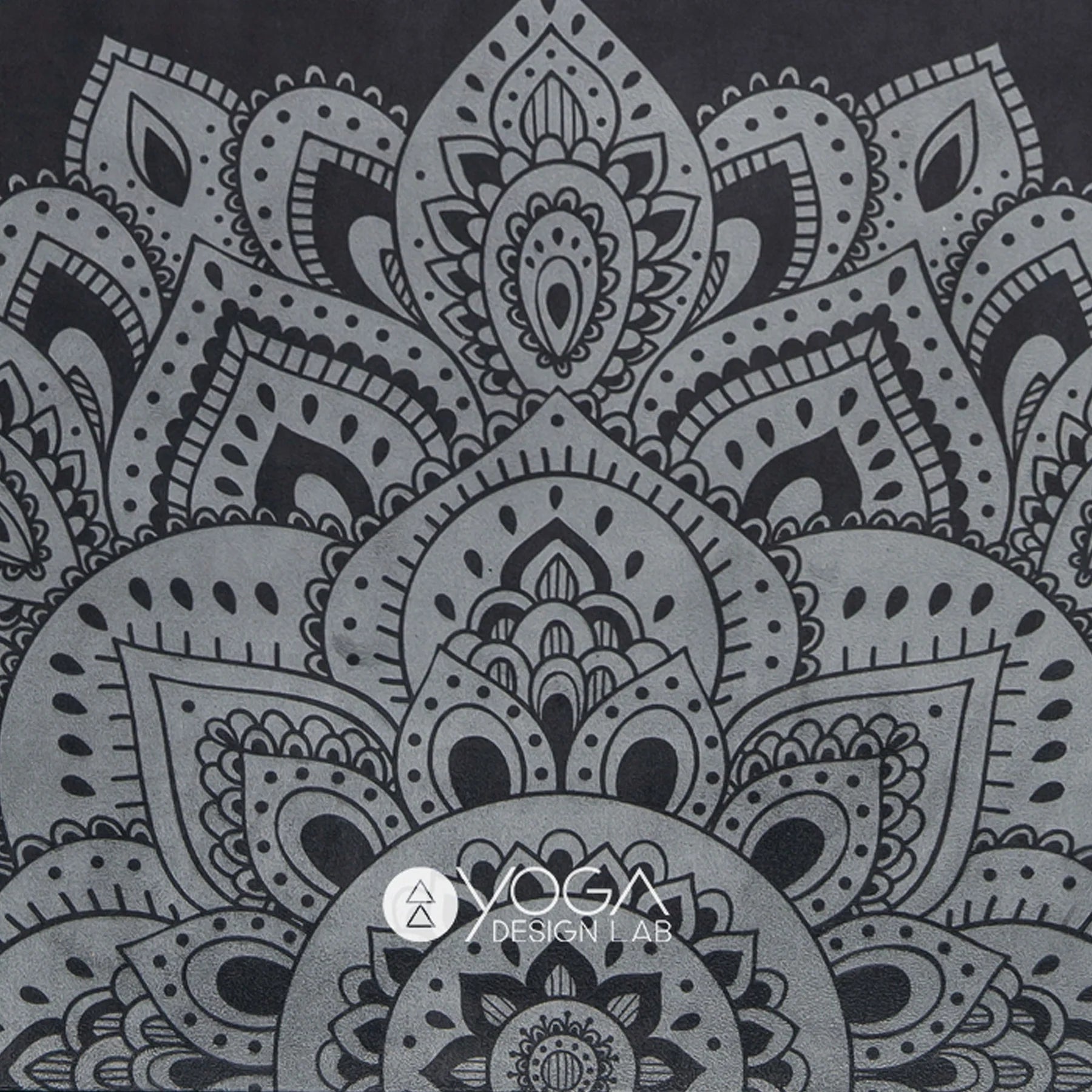 Eco-Friendly Design Lab Hand Yoga Towel - Mandala Black
