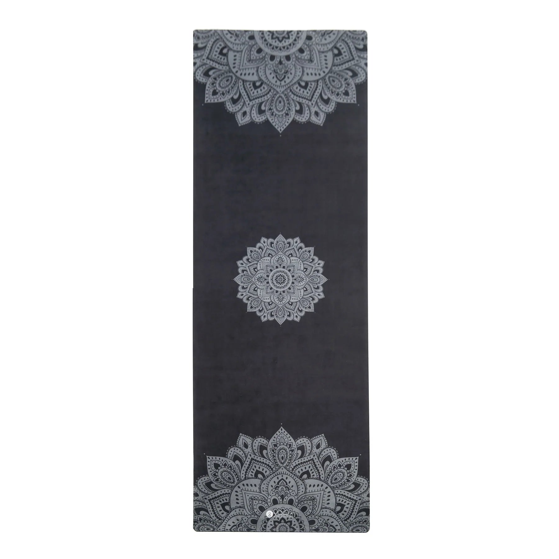 Eco-Friendly Design Lab Hand Yoga Towel - Mandala Black