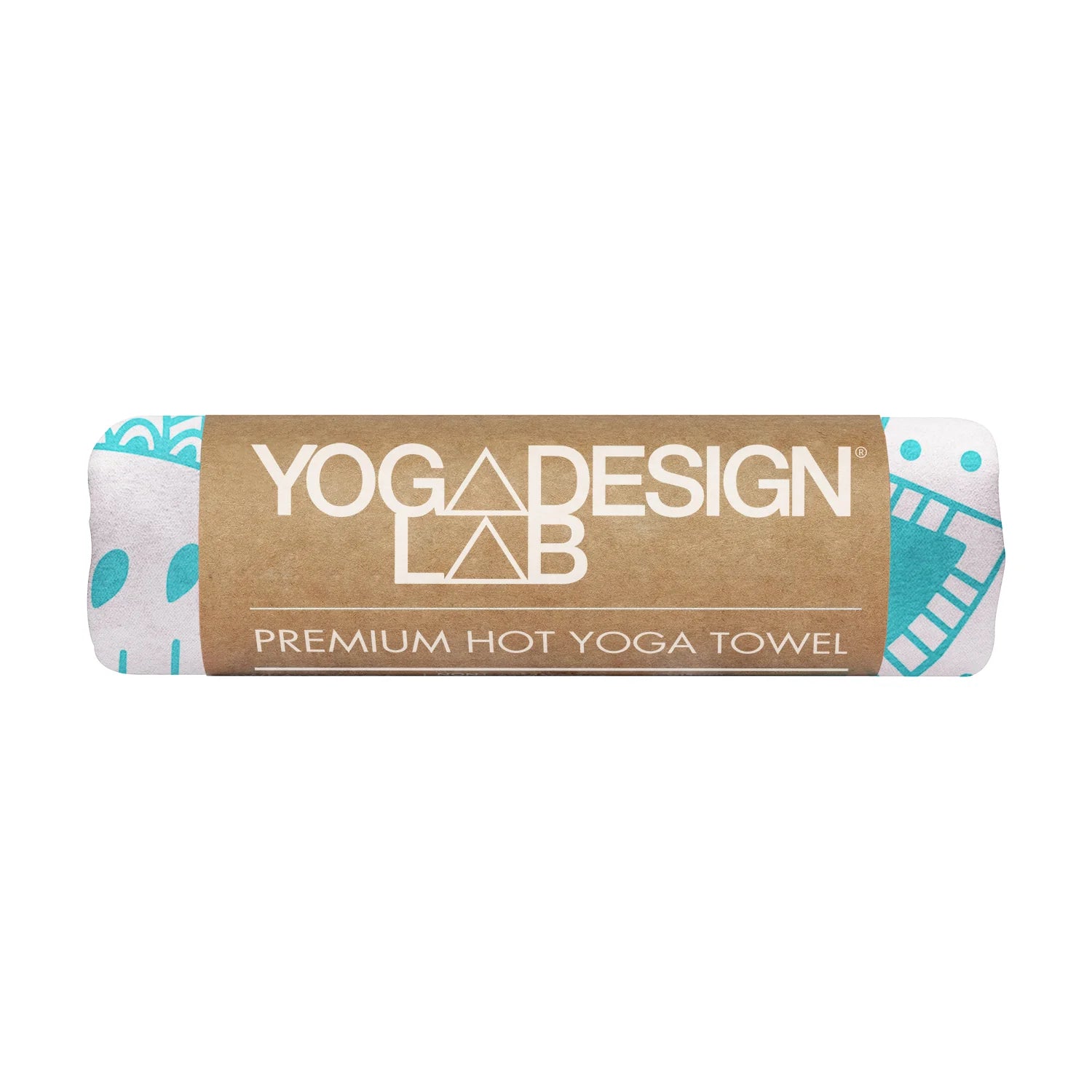 Eco-Friendly Design Lab Hand Yoga Towel 182cm - Mandala Turquoise