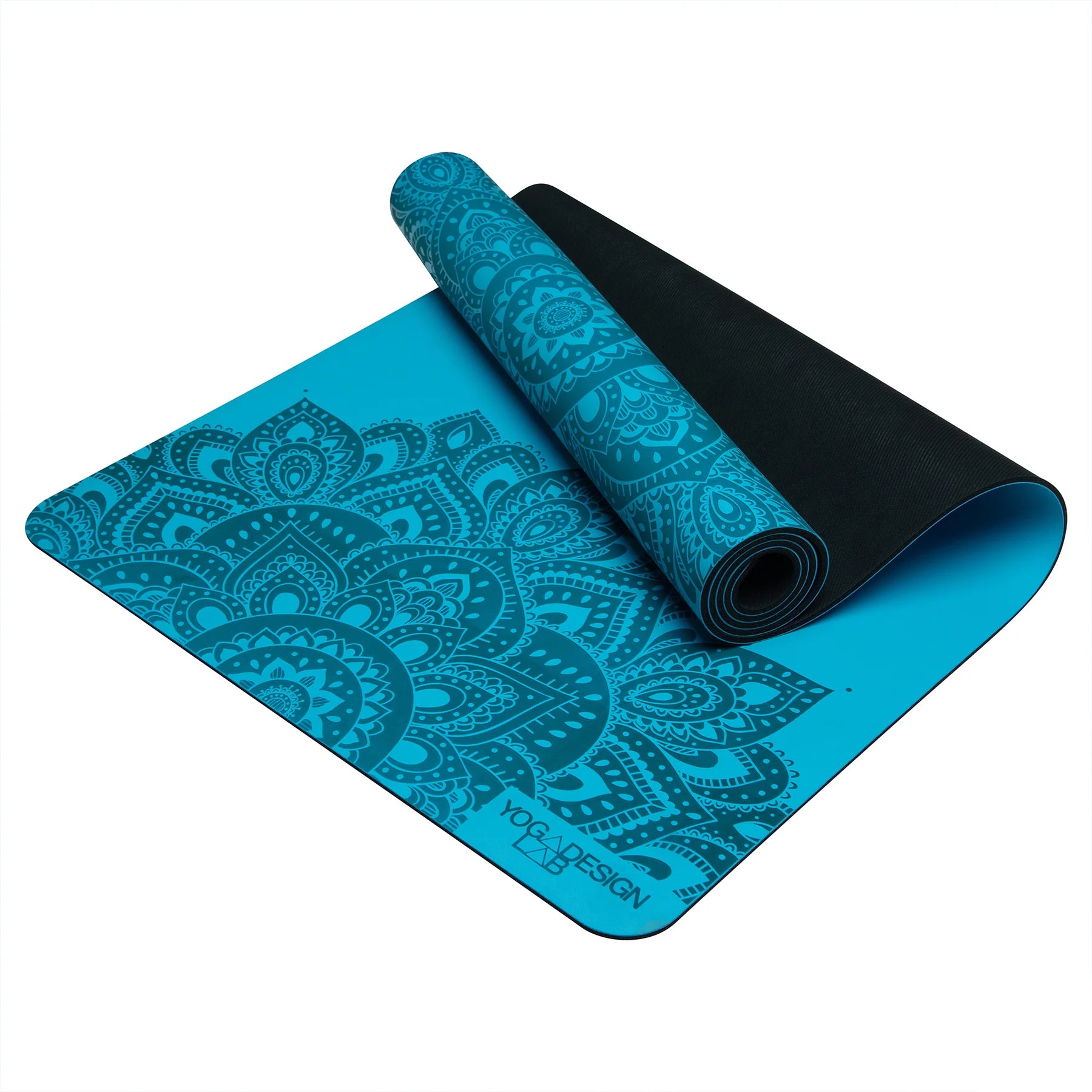 Eco-Friendly Design Lab Hand Yoga Towel 3mm - Mandala Aqua