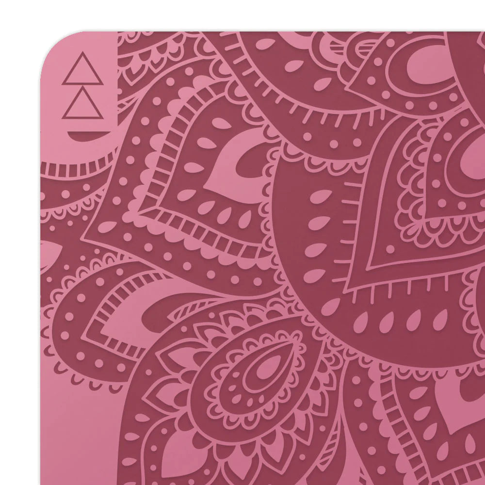 Eco-Friendly Design Lab Hand Yoga Towel 3mm - Mandala Rose