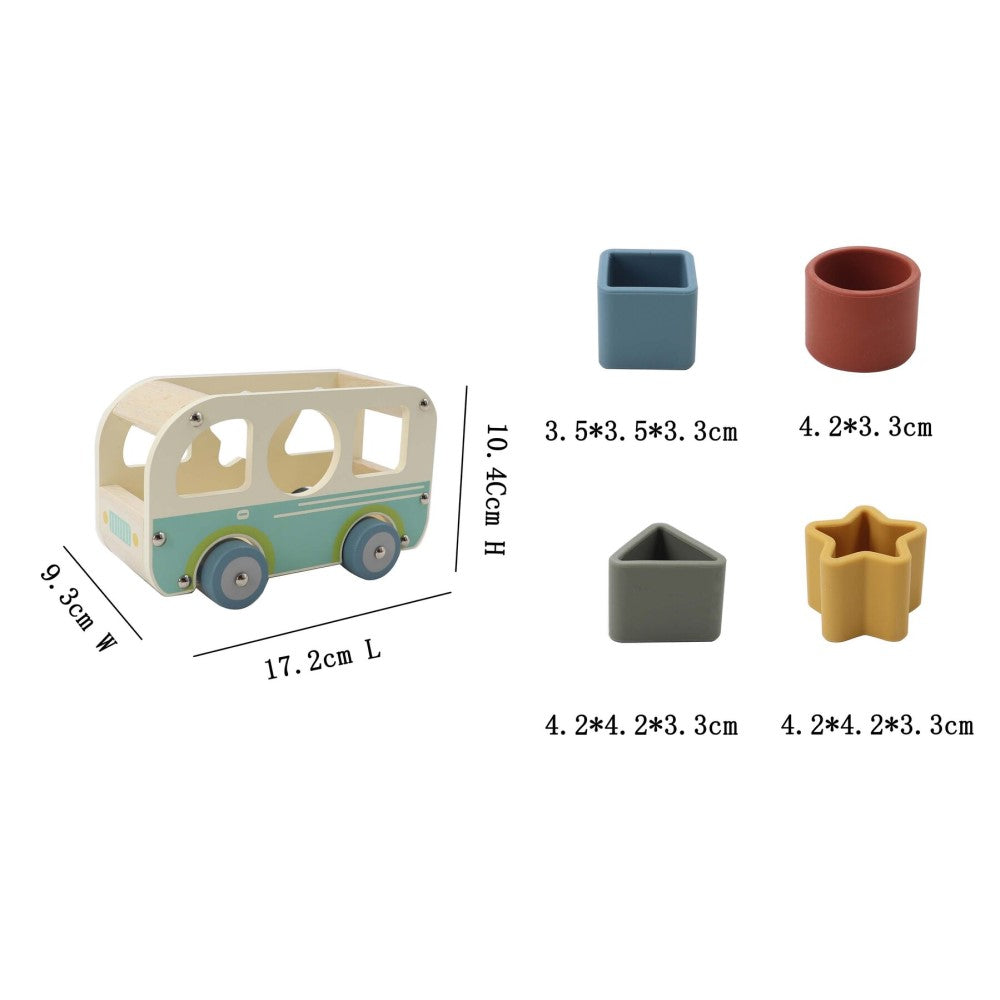 Eco Shape Wheelie Van Educational Shape