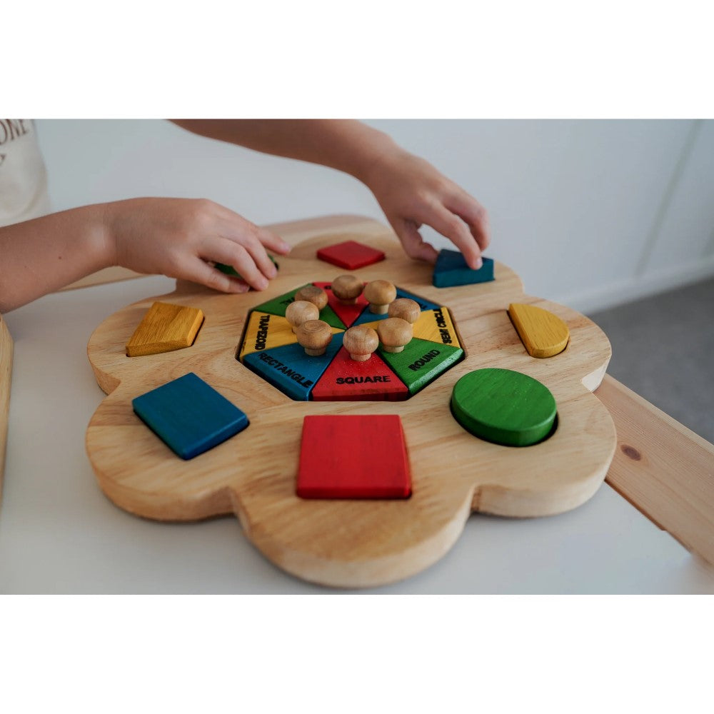 Educational Tool Shape Flower Puzzle