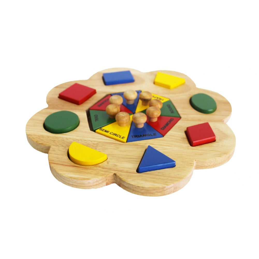 Educational Tool Shape Flower Puzzle
