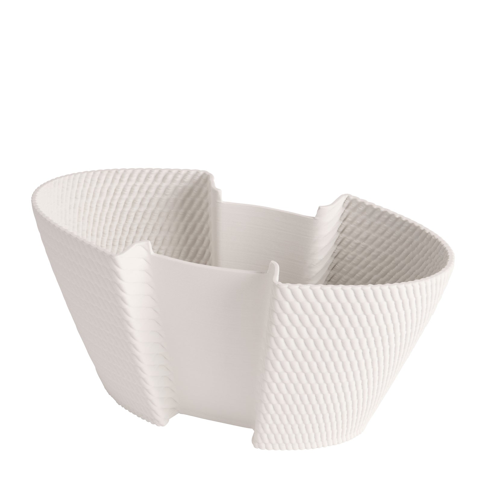 Effortless Ella White Ceramic Bowl - 36cms