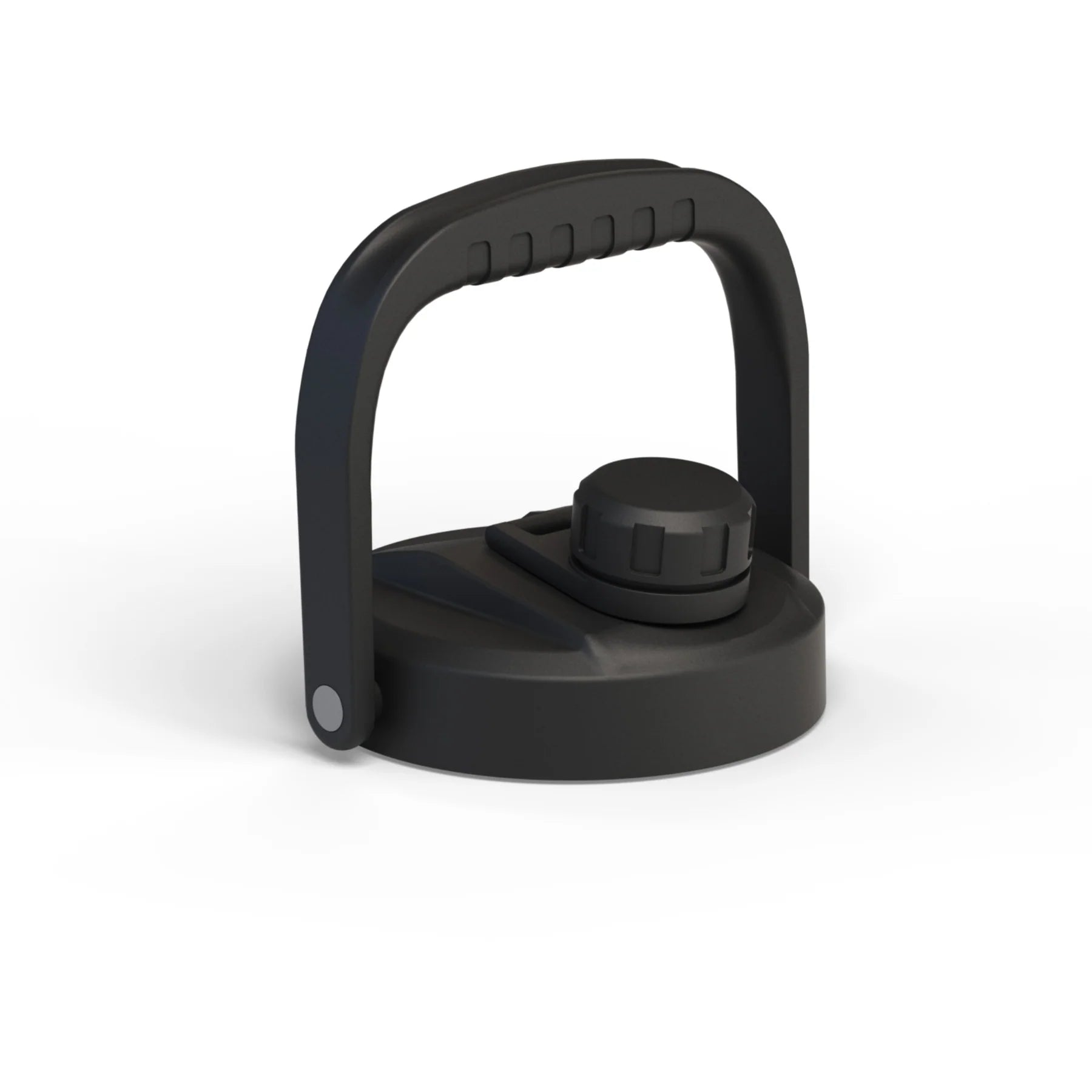Effortless Iron Flask Bottle with Spout Lid - Black