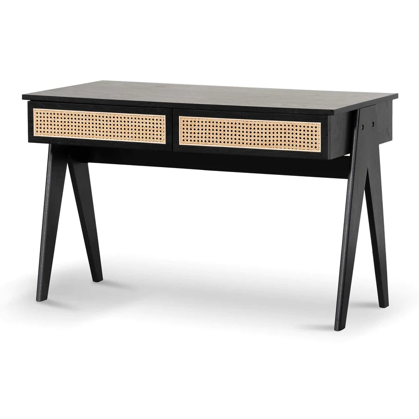 Effortless Office Desk 120cms - Natural & Black