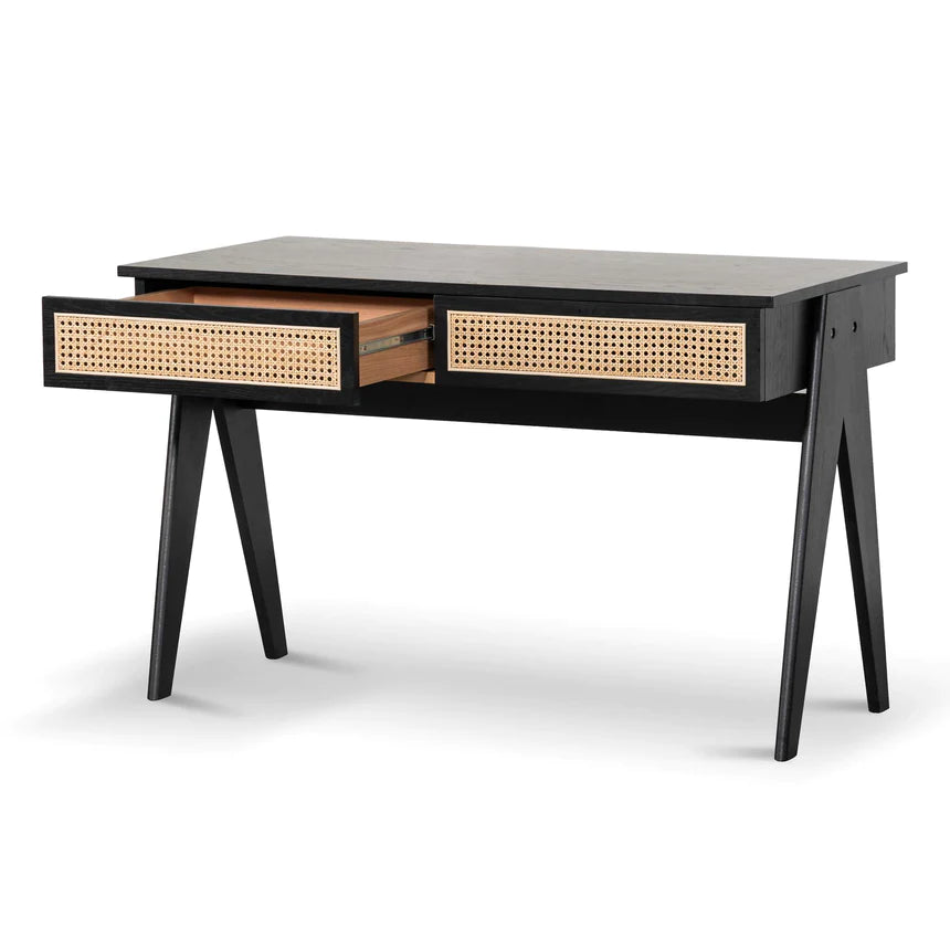Effortless Office Desk 120cms - Natural & Black