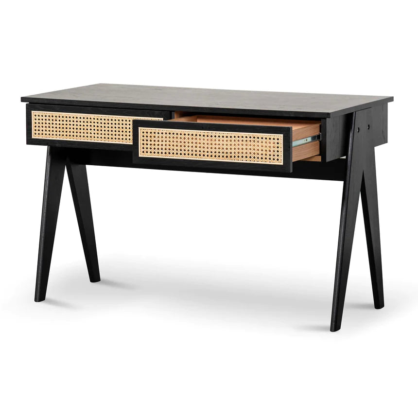 Effortless Office Desk 120cms - Natural & Black