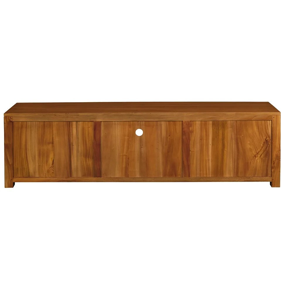 Effortless Style 3 Drawer Entertainment Unit - Light Brown