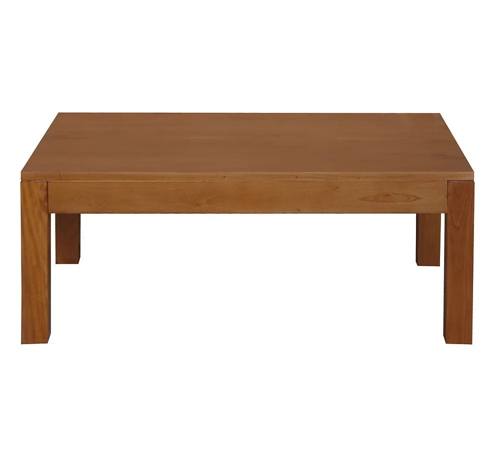 Effortless Style Simple Wooden Coffee Table - Light Brown