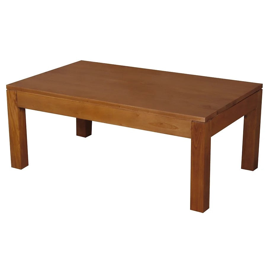 Effortless Style Simple Wooden Coffee Table - Light Brown