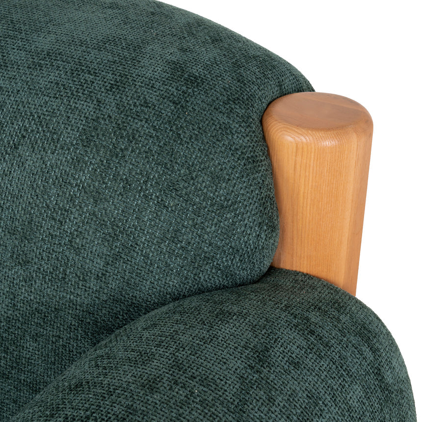 Effortless Style & Comfort Haven Natural Armchair - Green