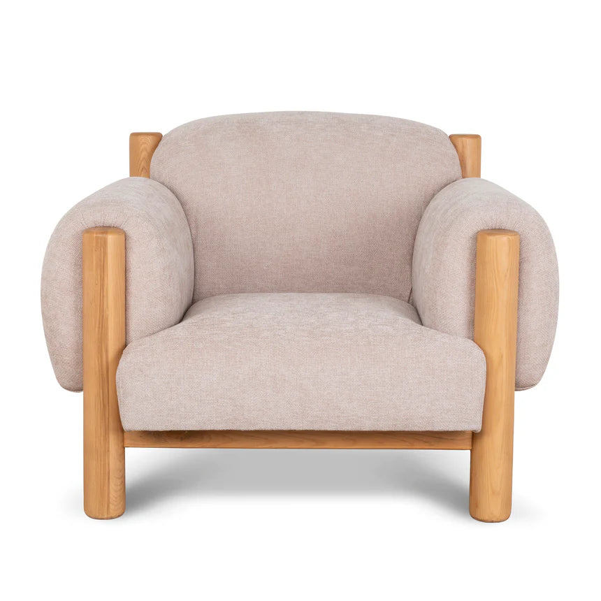 Effortless Style & Comfort Haven Natural Armchair - Pink