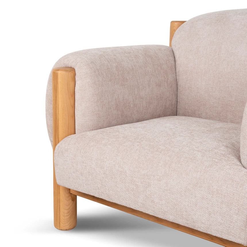 Effortless Style & Comfort Haven Natural Armchair - Pink