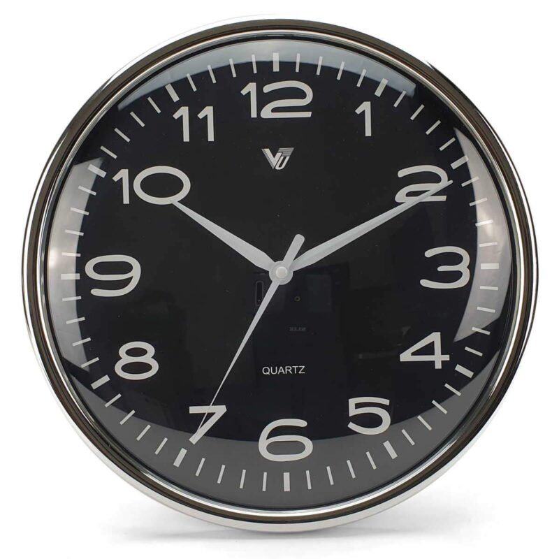 Electroplating Framer Wall Clock 30cms - Available in 2 Colors