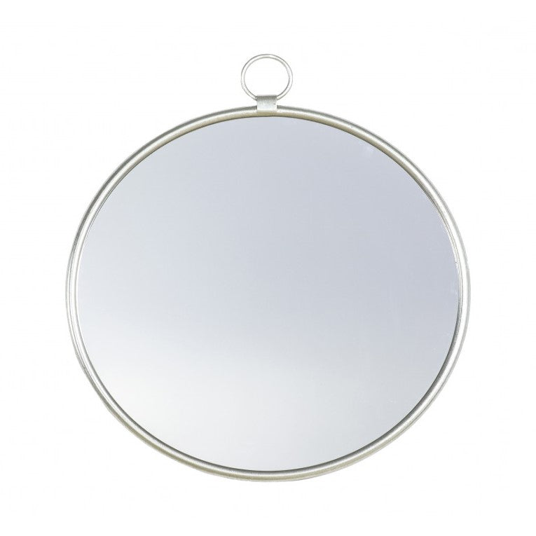 Elegance in Circles: Bayview Silver Mirror