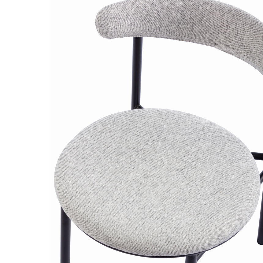 Elegance in Elm Dining Chair - Grey